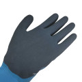 NMsafety 13 gauge seamless knit glove water proof and oil proof fully coated latex foam work gloves CE 2141X